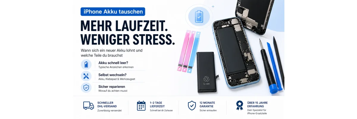 iPhone Akku tauschen: Wann es sich lohnt, was du brauchst &amp; worauf du achten musst - iPhone Akku tauschen: Tipps &amp; passende Akkus
