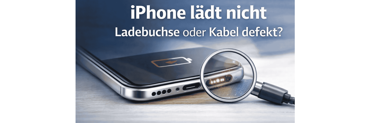 iPhone lädt nicht – So erkennst du, ob Ladebuchse oder Kabel defekt sind - Dein iPhone lädt nicht? Ladebuchse oder Kabel prüfen &amp; Problem schnell lösen