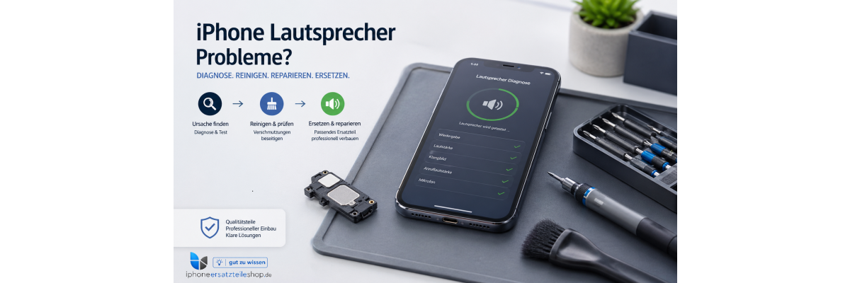 iPhone Lautsprecher leise oder kein Ton? Ursachen, Tests &amp; passende Ersatzteile - iPhone Lautsprecher leise oder kein Ton? Ursachen &amp; Hilfe