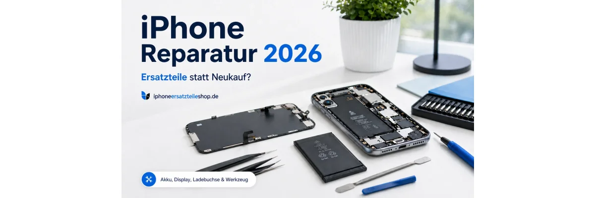 iPhone Reparatur 2026: Wann sich Ersatzteile statt Neukauf lohnen - iPhone Reparatur 2026: Ersatzteile statt Neukauf?
