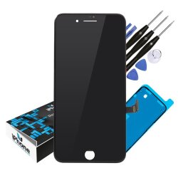 Display für Apple iPhone 8 Plus Komplett Set in schwarz
