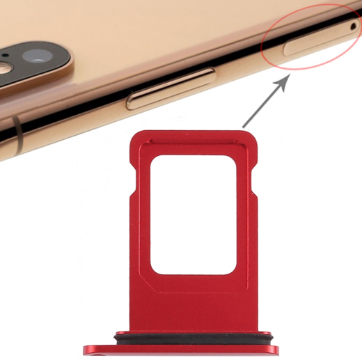 iPhone XR Sim Kartenhalter Rot