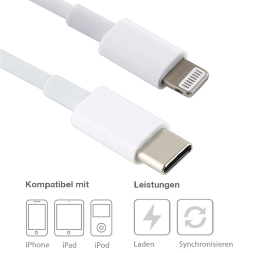 USB-C Lightning Kabel (2M)