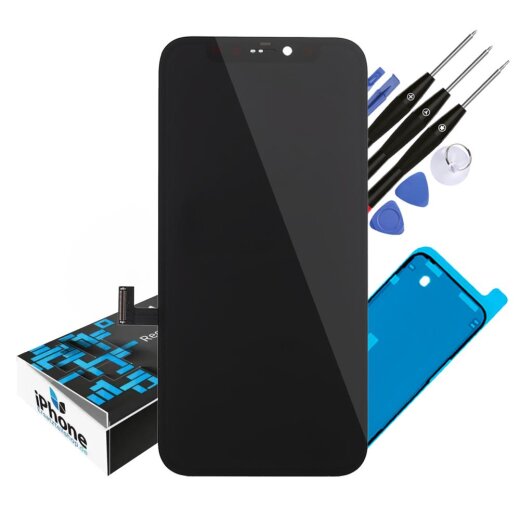 iPhone 12 mini OLED Ersatzdisplay inklusive Displaykleber und Reparatur-Werkzeugset
