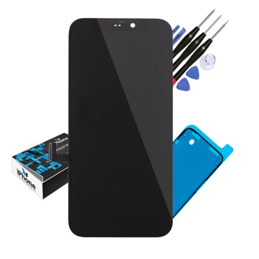 iPhone 12 mini LCD Displayeinheit mit Kleber und vollständigem Reparatur-Werkzeugset