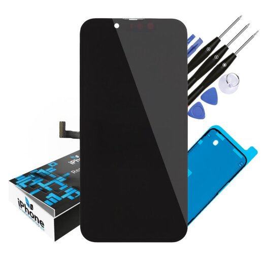 iPhone 13 mini OLED Ersatzdisplay inklusive Displaykleber und Reparatur-Werkzeugset