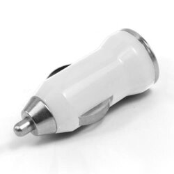 USB-A KFZ Adapter weiß