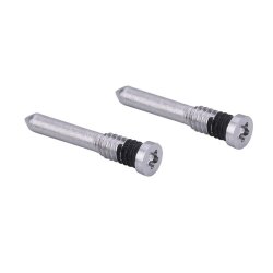 iPhone 15 Pro Pentalobe Schrauben Weiß / Silber