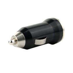 USB-A KFZ Adapter schwarz