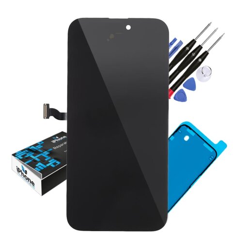 LCD Ersatzdisplay für iPhone 14 Pro Max – mit stabilem Kleber und Werkzeugsatz