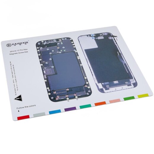 iPhone 12 Pro Max Magnet Schrauben Vorlage