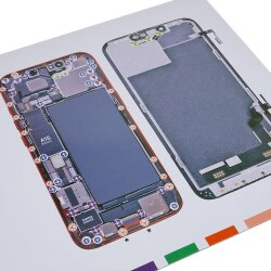 iPhone 13 Magnet Schrauben Vorlage