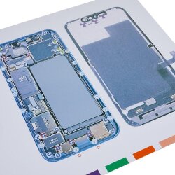iPhone 13 Mini Magnet Schrauben Vorlage