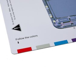 iPhone 13 Pro Max Magnet Schrauben Vorlage