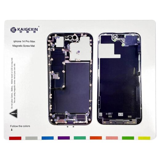 iPhone 14 Pro Max Magnet Schrauben Vorlage