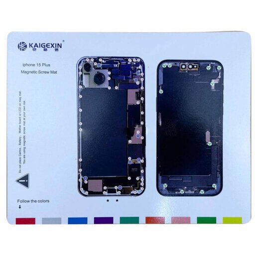 iPhone 15 Plus Magnet Schrauben Vorlage