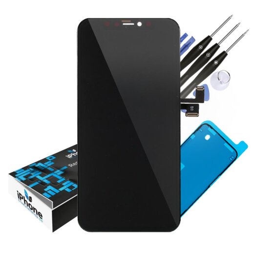 iPhone 11 Pro Premium LCD Display mit hochwertigen Werkzeug und Klebepad