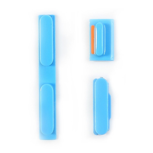 iPhone 5C Seitentasten Set blau