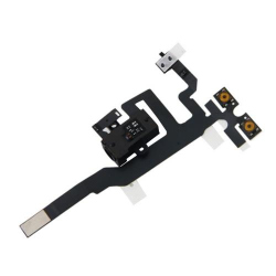 iPhone 4S Kopfhörerbuchse Audio Jack Flex schwarz