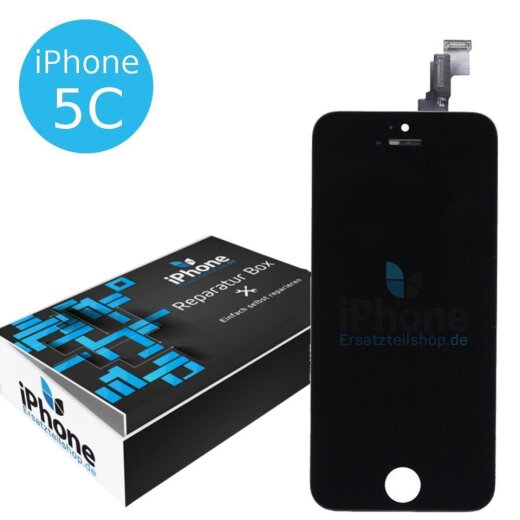 Display für Apple iPhone 5C in schwarz