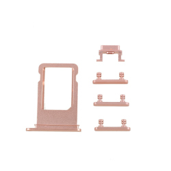 iPhone 7 Plus Seitentasten Set mit Simkartenhalter rose gold