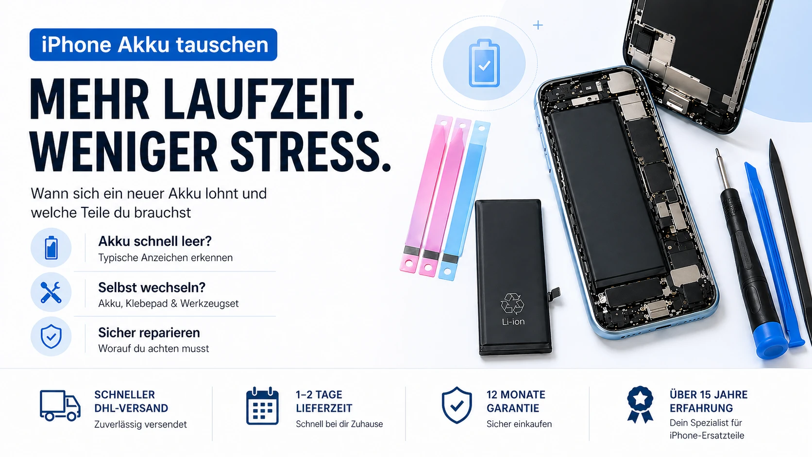iPhone Akku tauschen – Tipps zur Reparatur und besseren Laufzeit