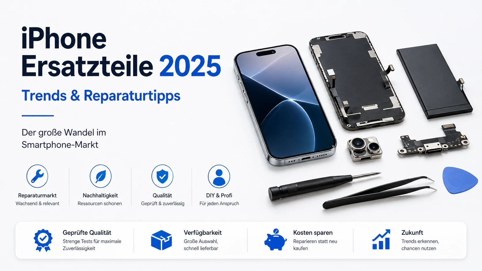 iPhone Ersatzteile 2025 Trends, Defekte und Reparaturtipps