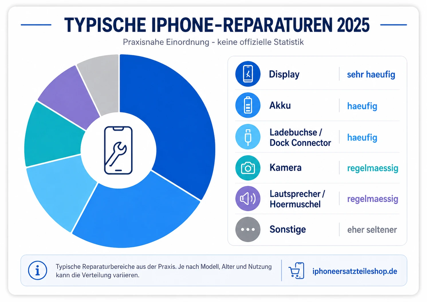 Typische iPhone-Reparaturen 2025 aus der Praxis