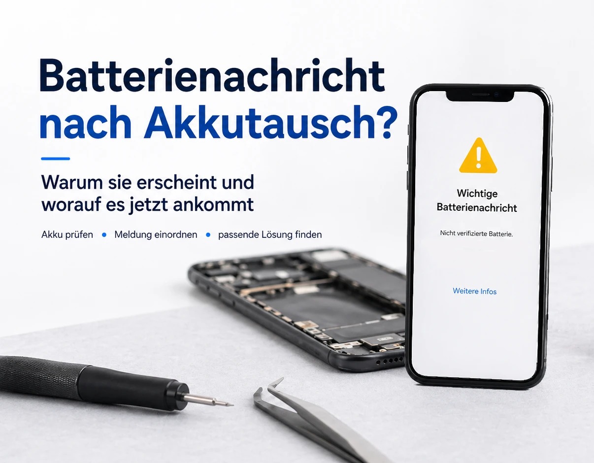 Wichtige Batterienachricht nach iPhone Akkutausch – Ursache und Bedeutung